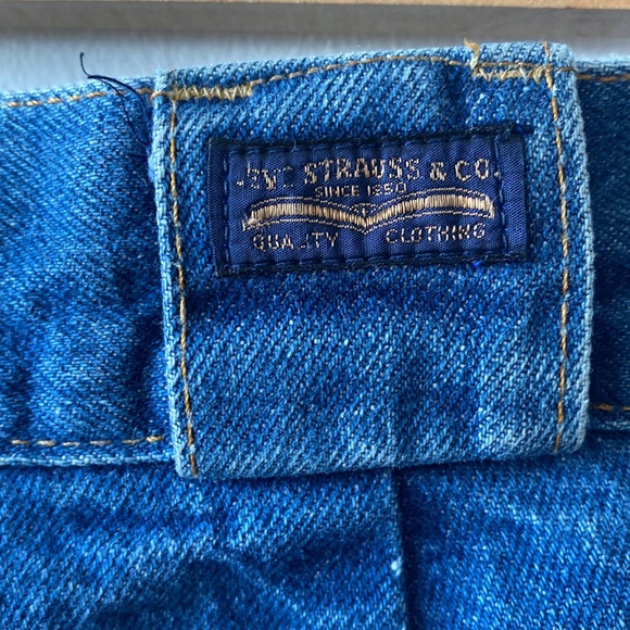 Leviโs late 1960โs Talon 42 high rise bellbottom wide leg jean size 26 - Picture 7 of 13